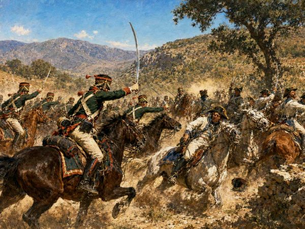 Пиренейская война 1793-1795 годов: атака 22-го полка конных егерей при Булу Пиренейская война 1793-1795 годов: атака 22-го полка конных егерей при Булу