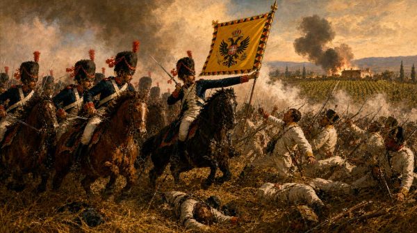 14 июня 1800 года при Маренго Бессьер повёл кавалерию Консульской гвардии в атаку 14 июня 1800 года при Маренго Бессьер повёл кавалерию Консульской гвардии в атаку