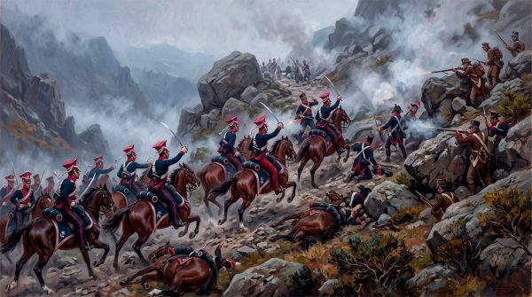 30 ноября 1808 года при Сомосьерре польские шеволежёры-уланы гвардии взяли штурмом укреплённое дефиле 30 ноября 1808 года при Сомосьерре польские шеволежёры-уланы гвардии взяли штурмом укреплённое дефиле