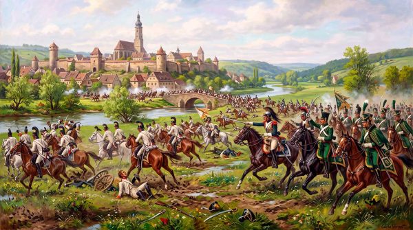 21 апреля 1809 года Бессьер разбил австрийскую кавалерию перед Ландсхутом 21 апреля 1809 года Бессьер разбил австрийскую кавалерию перед Ландсхутом