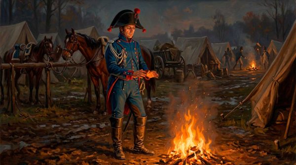 Жандарм в полевой форме на биваке Жандарм в полевой форме на биваке