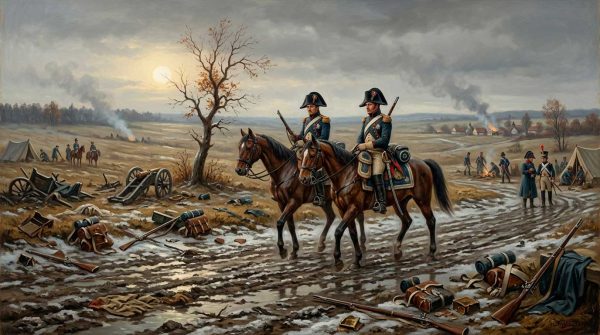 Жандармы на поле сражения после боя (1805). Жандармы на поле сражения после боя (1805).
