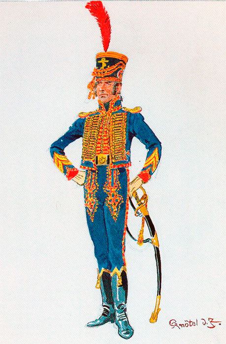 Боцман (maître) гвардейских моряков в полной форме, 1803 год Боцман (maître) гвардейских моряков в полной форме, 1803 год