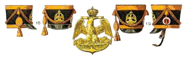 Кивера батальона моряков гвардии Marins de la Garde 1803-1815