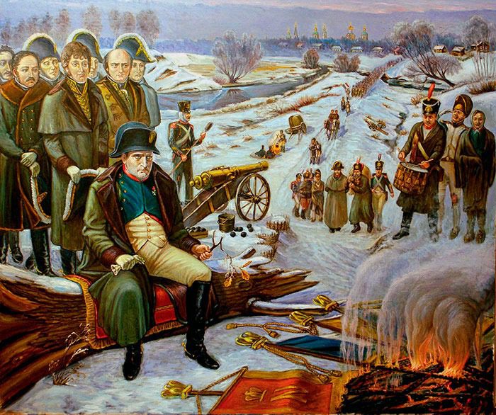 Отечественная война 1812 год. Бесславный конец. Художник Бускин, 2012 Отечественная война 1812 год. Бесславный конец.