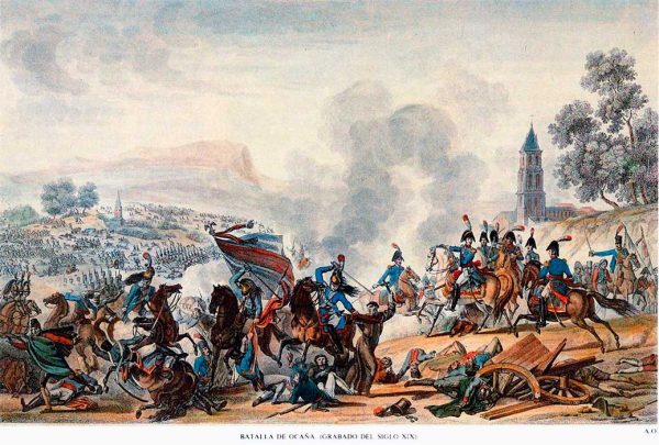 Битва при Оканье, в которой 19 ноября 1809 года маршал Сульт разгромил испанскую армию